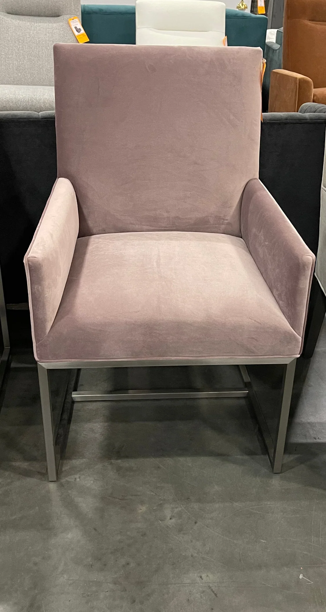 Mitchell Gold + Bob Williams Gage Dining Armchair – Luxurious Velvet Upholstery
